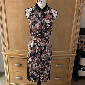 Sachin + Babi Scuba Floral Sleeveless Dress